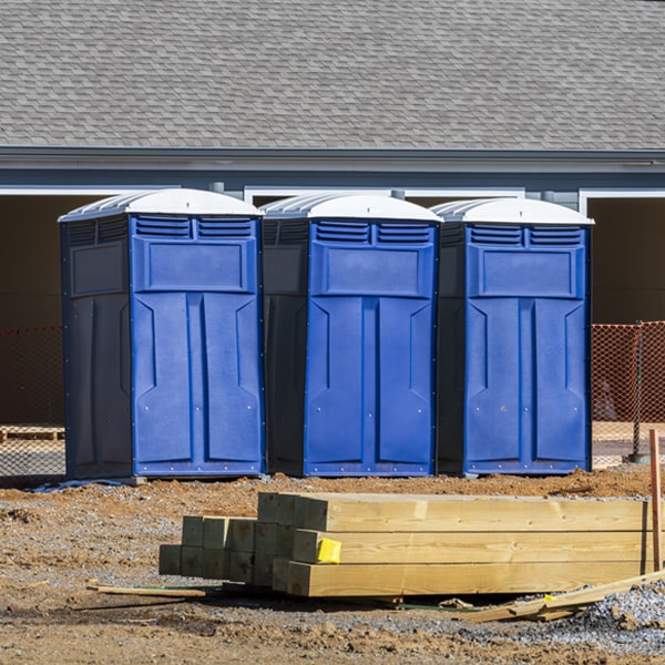 how do you ensure the portable restrooms are secure and safe from vandalism during an event in Dry Prong